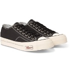 visvim - Skagway Leather-Trimmed Canvas Sneakers - Black