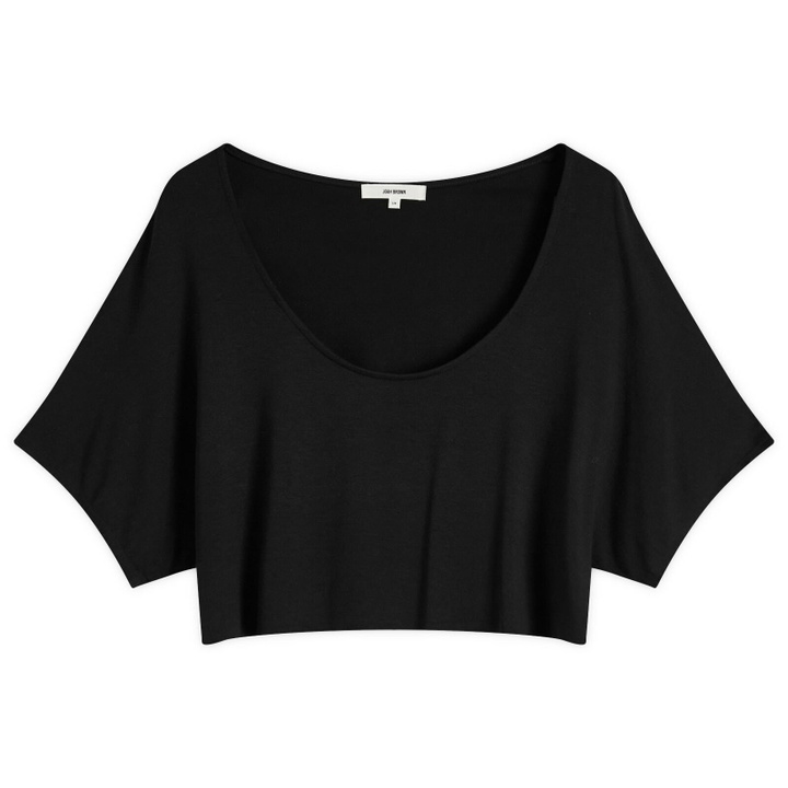 Photo: Joah Brown Women's Slouchy Crop T-Shirt in Black