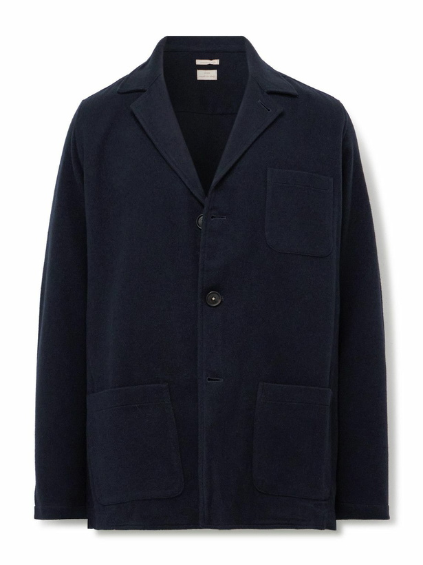 Photo: Massimo Alba - Florida Wool, Silk and Cashmere-Blend Chore Jacket - Blue
