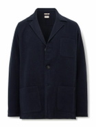 Massimo Alba - Florida Wool, Silk and Cashmere-Blend Chore Jacket - Blue