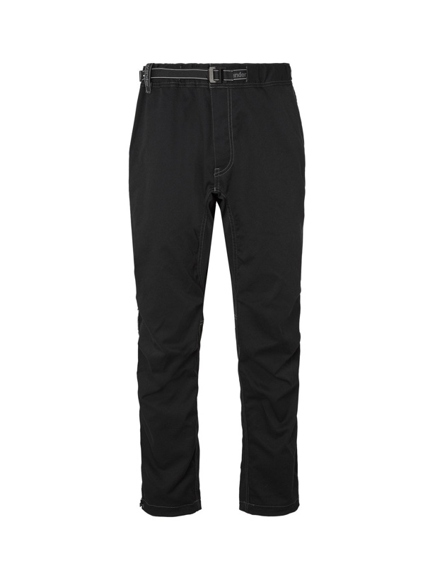 Photo: AND WANDER - Tapered Woven Trousers - Black - 3