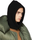 Rick Owens Black Cashmere Hood