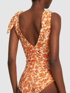 ETRO Printed Lycra One Piece Swimsuit