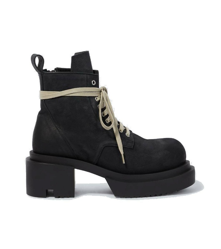 Photo: Rick Owens Leather ankle boots