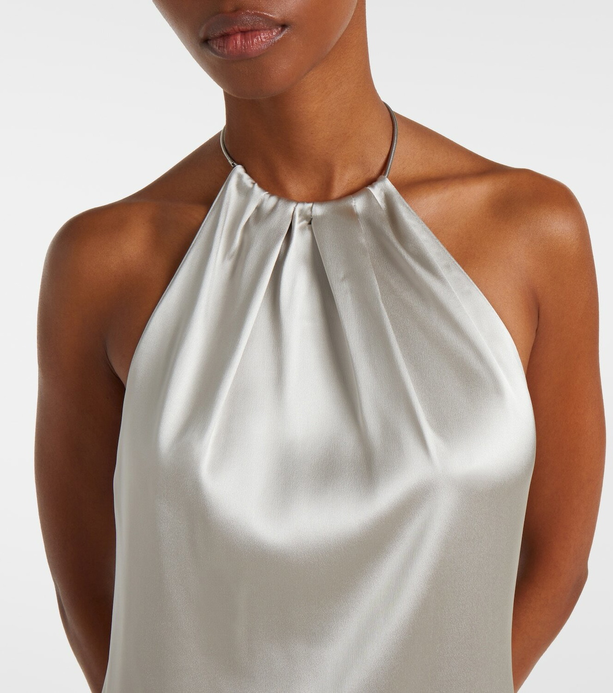 Ralph Lauren Collection Corra halterneck satin gown