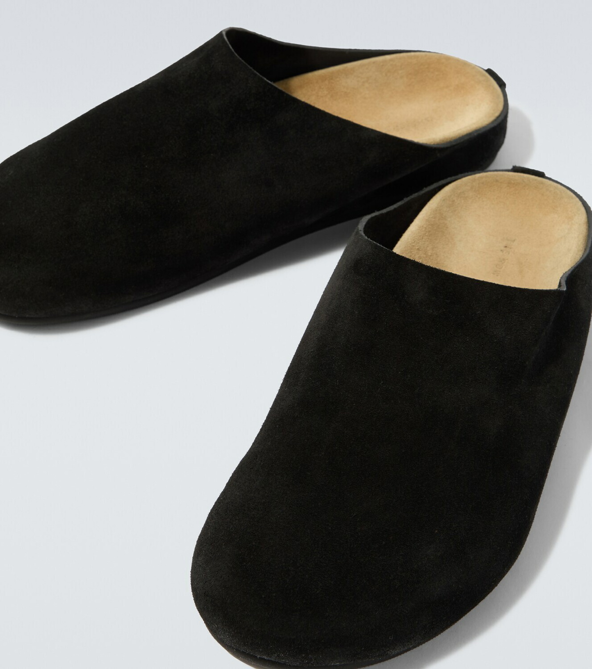 The Row New Lucca suede slip-on shoes