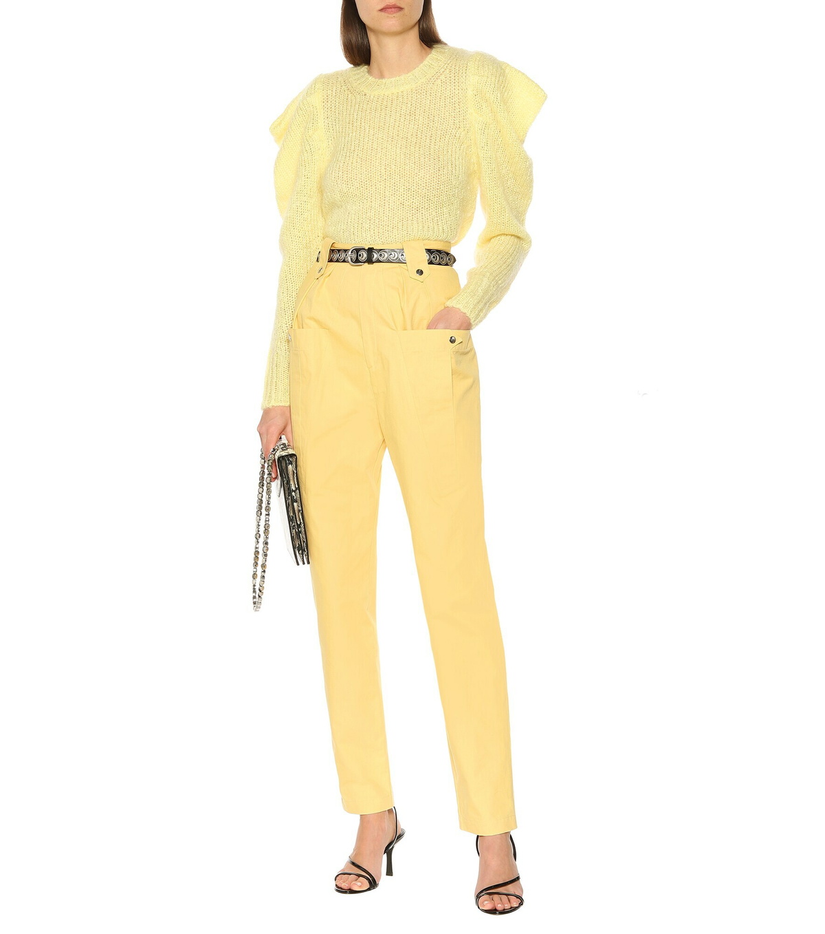 Isabel Marant - Yerris high-rise cotton carrot pants Isabel Marant display picture 1