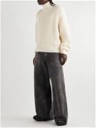 Isabel Marant - Brian Cotton and Wool-Blend Rollneck Sweater - Neutrals