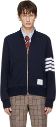 Thom Browne Navy Classic Loopback 4-Bar Sweatshirt
