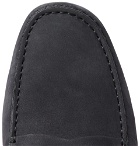 Tod's - Gommino Suede Driving Shoes - Men - Midnight blue