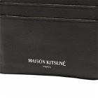 Maison Kitsuné Men's Zipped Cardholder in Black