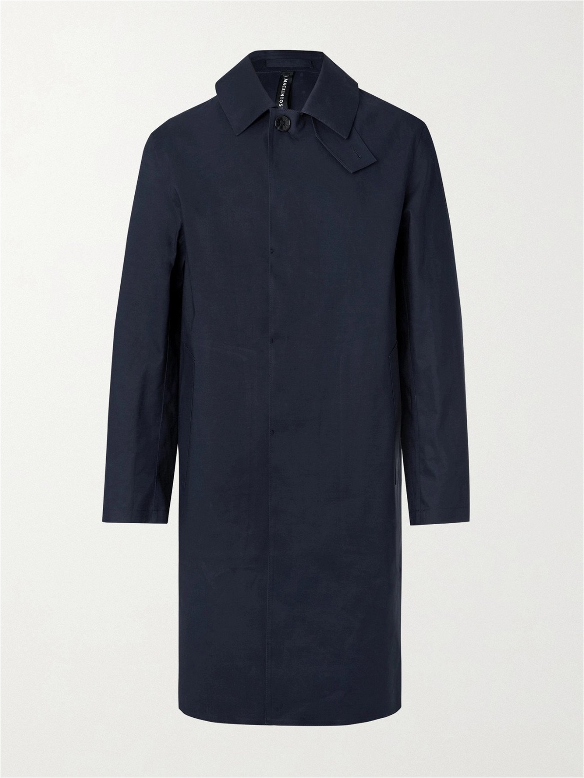 Photo: MACKINTOSH - Oxford Bonded Cotton Trench Coat - Blue