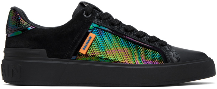 Photo: Balmain Black B-Court Sneakers