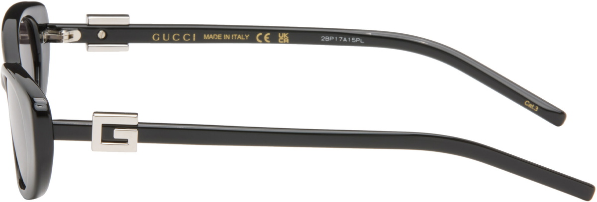 Gucci Black Emblem Cat-Eye Sunglasses