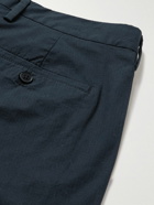NN07 - Bill 1449 Straight-Leg Stretch Organic Cotton Ripstop Shorts - Blue