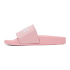Palm Angels Pink Logo Slides