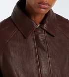 Róhe Leather blouson jacket