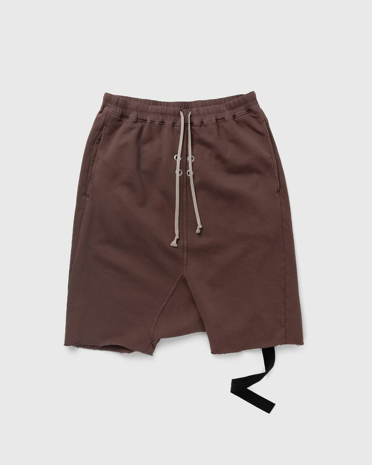 Rick Owens Drkshdw Knit Sweat Shorts Gimp Drawstring Pods Purple