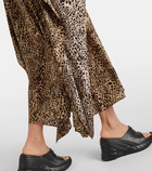 Givenchy Leopard-print silk kaftan