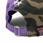 TwoJeys Mismatched Camo Dad Cap in Camo/Purple 