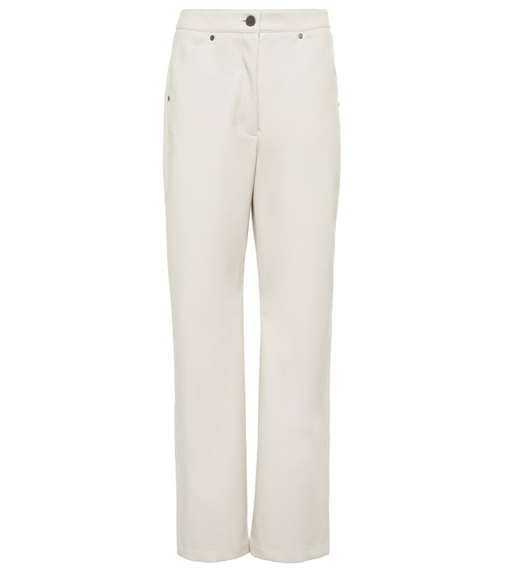 Photo: Deveaux New York - Eve faux leather straight pants