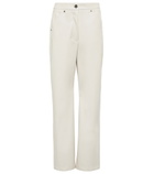 Deveaux New York - Eve faux leather straight pants