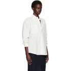 TONYWACK Off-White Silk Crêpe Shirt