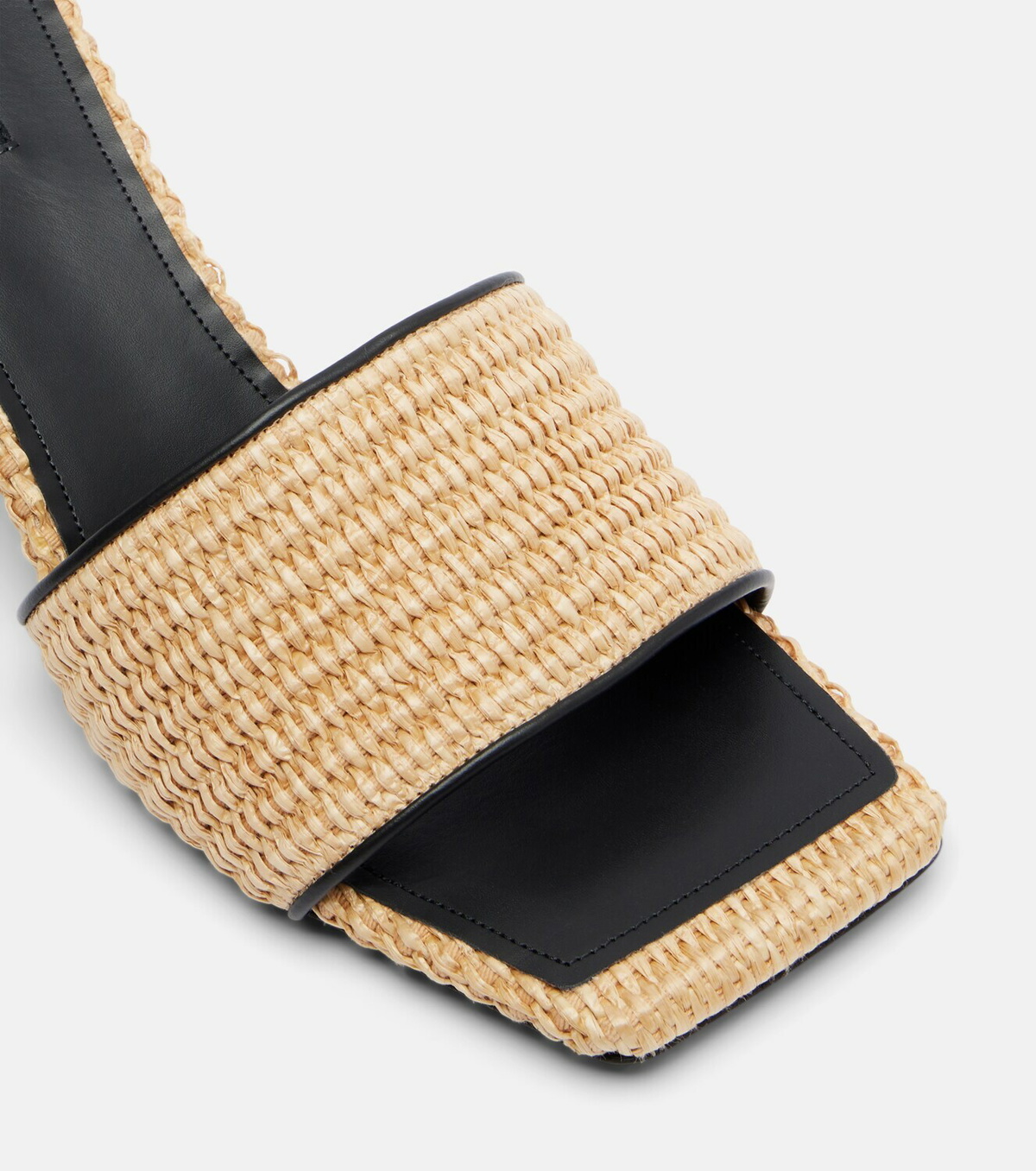 Givenchy Tape leather-trimmed mules