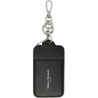 Maison Margiela Black Double Tag Keychain