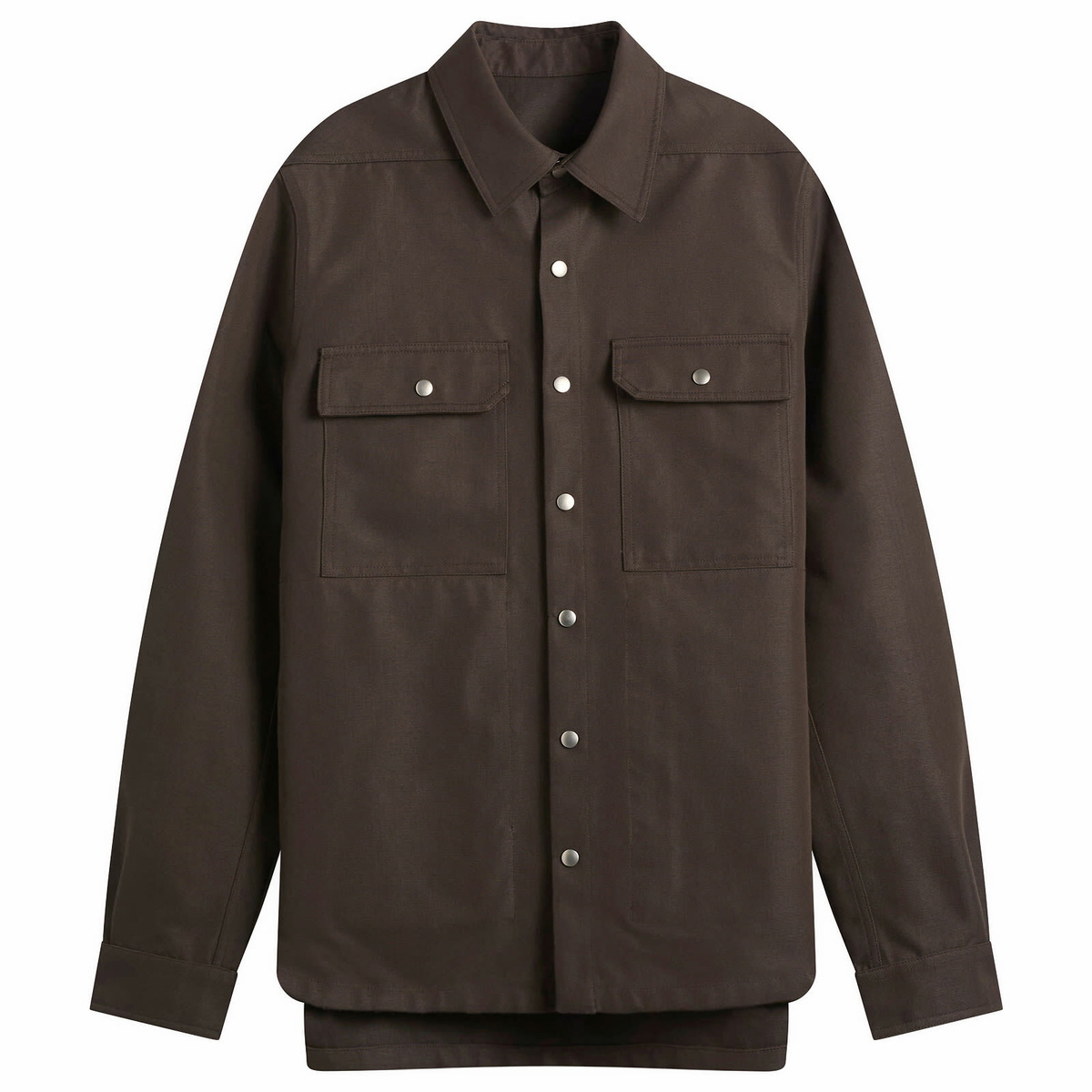 Rick Owens Men's Outershirt Jacket in Dark Dust Rick Owens