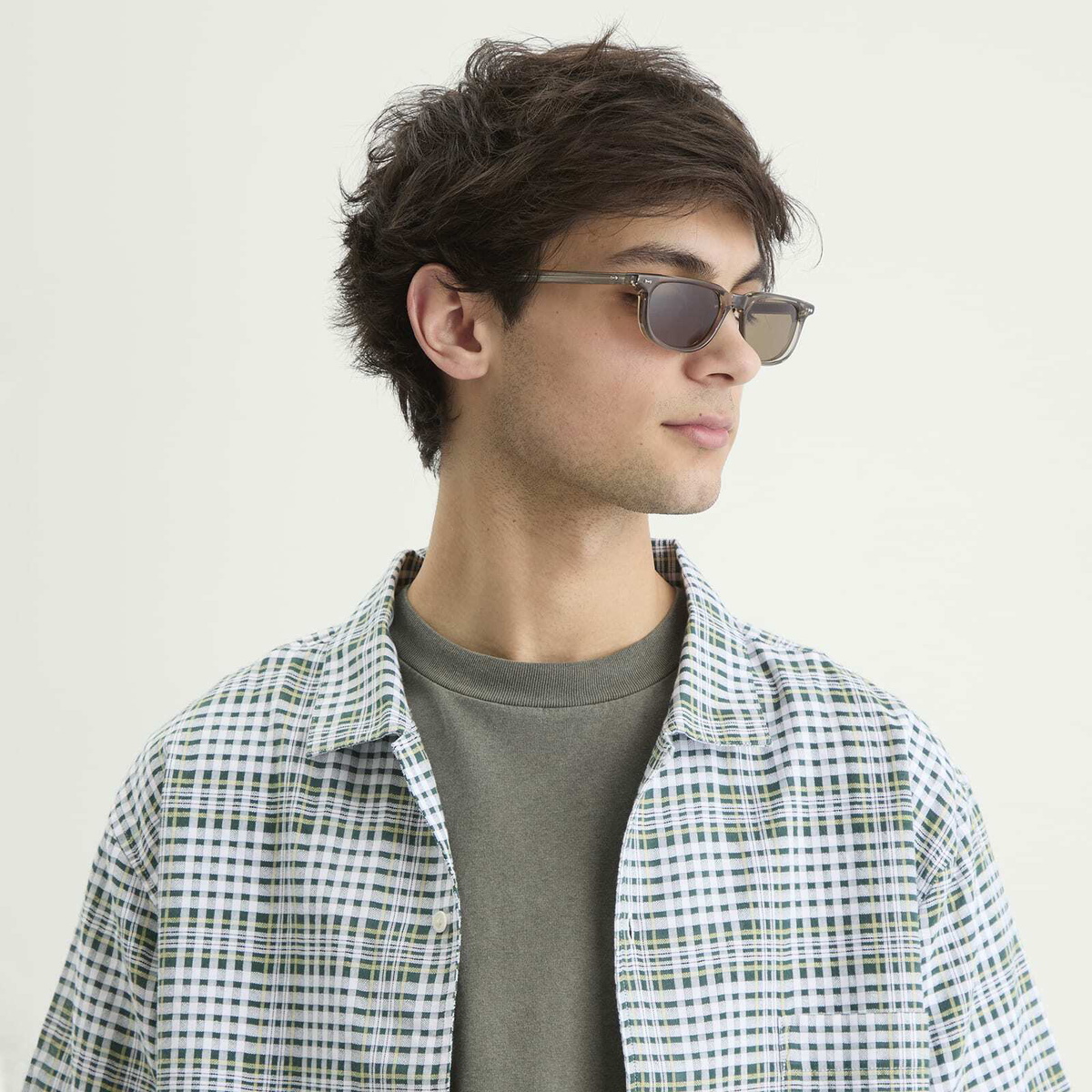 CHIMI Novis Sunglasses in Light Taupe/Brown 