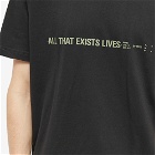 MCQ Men's Printed T-Shirt in Darkest Black