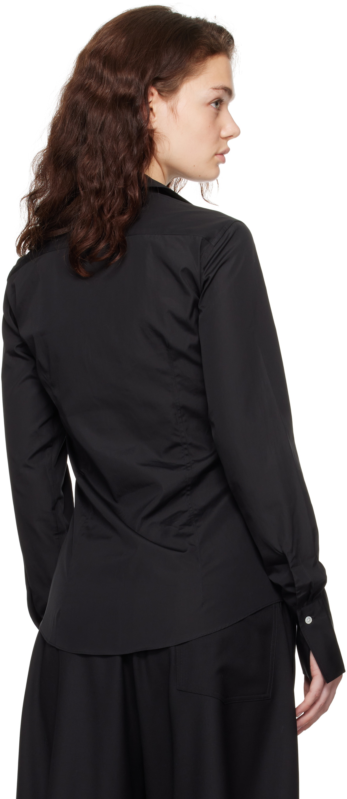 FLORE FLORE Black Giulia Shirt