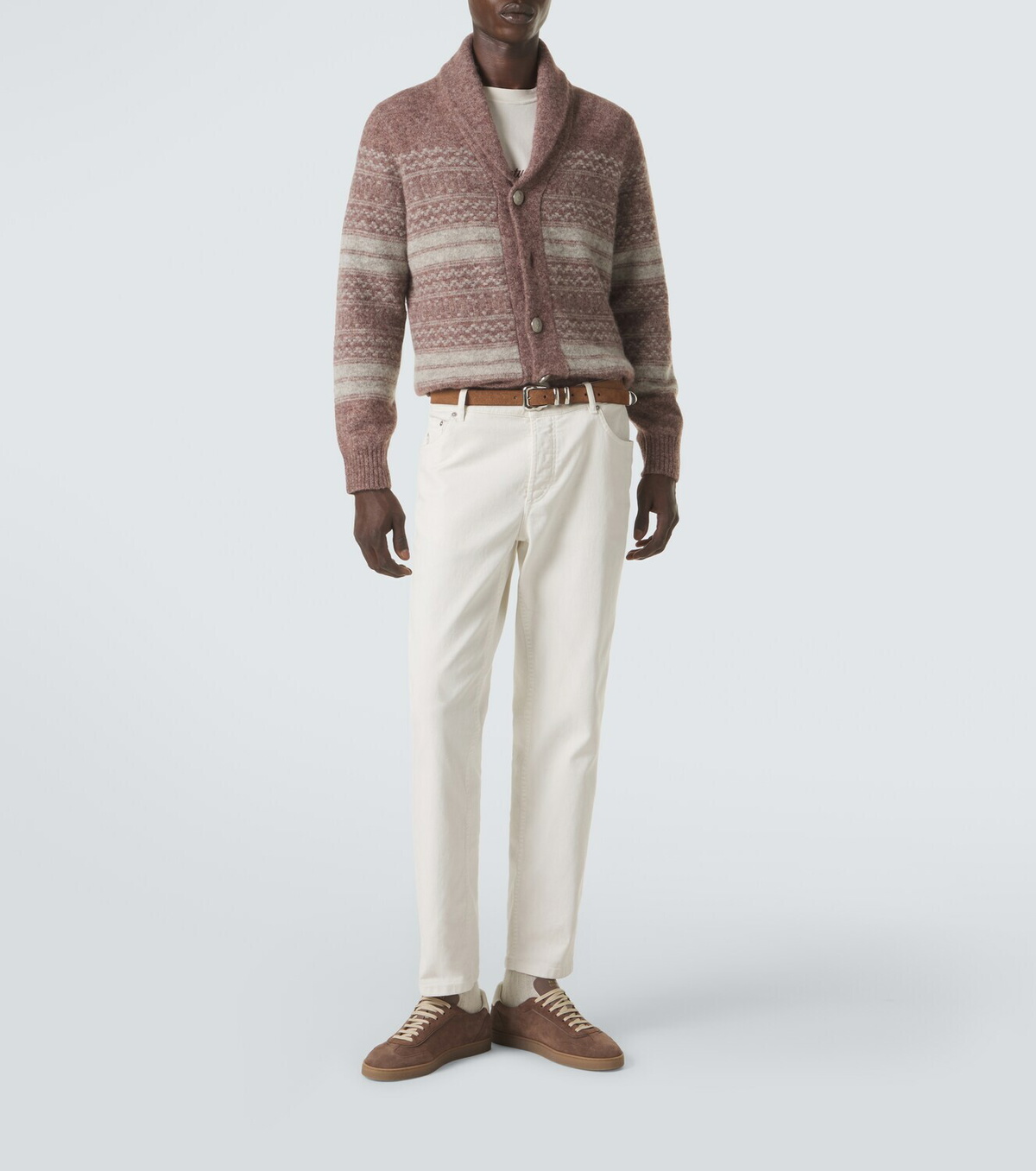 Brunello Cucinelli Alpaca, cashmere, and wool-blend cardigan