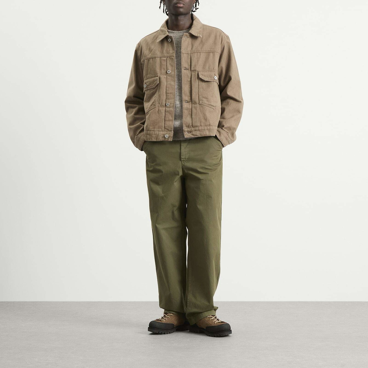 Norse Projects Men's Storadal Twill Type II Jacket in Walnut