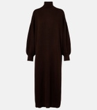 Jardin des Orangers Turtleneck wool and cashmere sweater dress