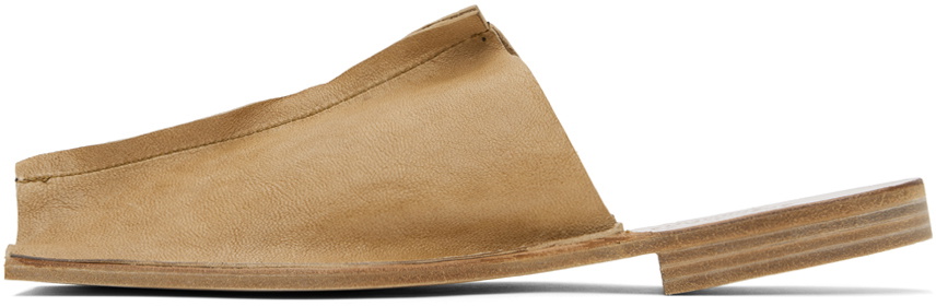 Gabriela Coll Garments Tan No.7 Open Toe Slippers