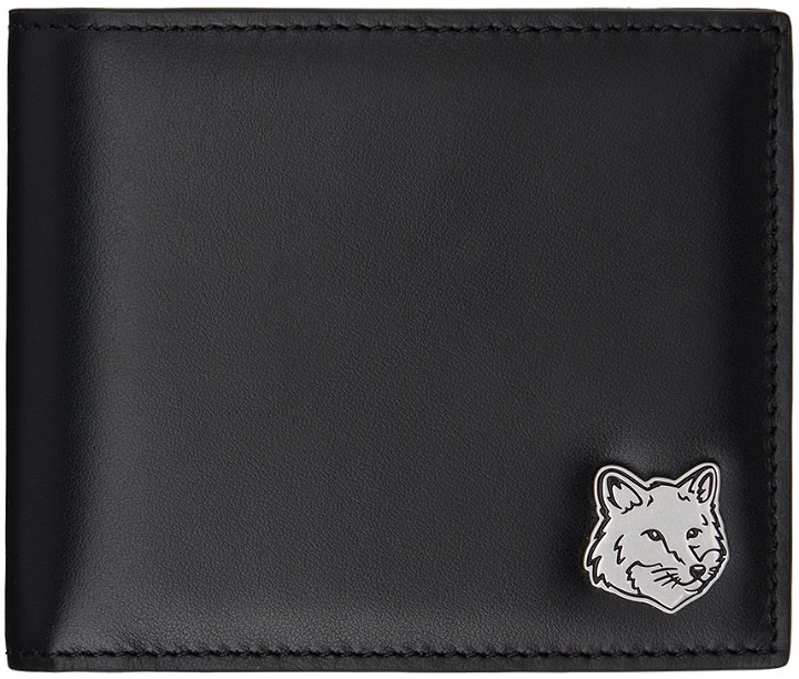 Photo: Maison Kitsuné Black Fox Head Bifold Wallet