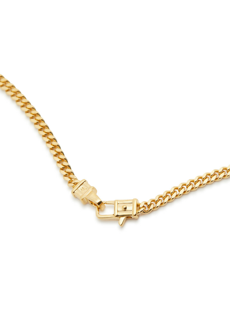 Tom Wood Curb M 18kt Gold-plated Chain Necklace - One Size