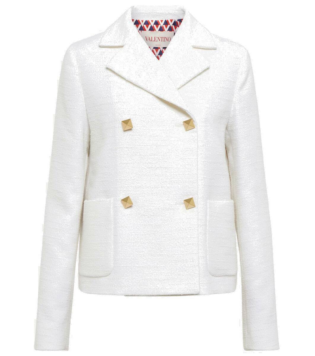 Valentino Roman Stud tweed jacket Valentino