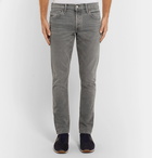 TOM FORD - Slim-Fit Selvedge Denim Jeans - Gray