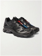 SALOMON - XT-4 Advanced Rubber-Trimmed Coated-Mesh Running Sneakers - Black