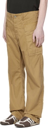 RRL Tan Herringbone Twill Cargo Pants