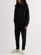 FEAR OF GOD ESSENTIALS - Logo-Print Cotton-Blend Jersey Sweatshirt - Black