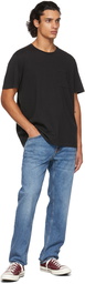 Nudie Jeans Black One Pocket Roy T-Shirt