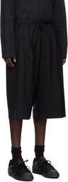 Y-3 Black Loose-Fit Shorts