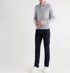 TOM FORD - Slim-Fit Sea Island Cotton Polo Shirt - Gray