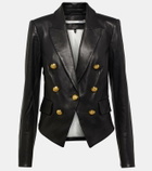 Veronica Beard Cooke Dickey leather jacket