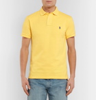 Polo Ralph Lauren - Slim-Fit Cotton-Piqué Polo Shirt - Men - Yellow