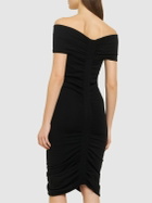 ALEXANDER WANG Off-the-shoulder Ruched Mini Dress